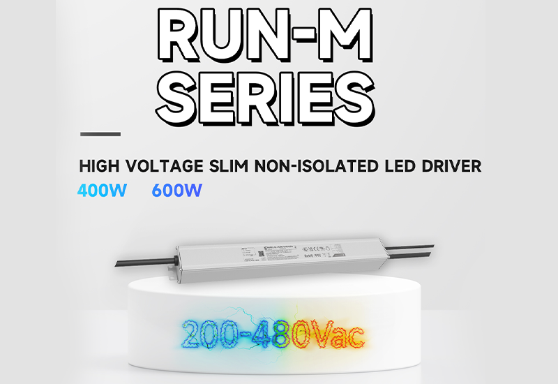 RUN-M High Voltage Slim Non-isolated LED Driver 